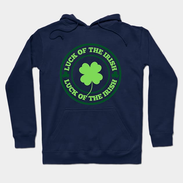 Luck of the Irish Clover Hoodie by Orchyd